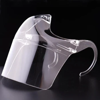 Anti-Picături-Splash Masca De Fata Bucătărie Instrument Reutilizabile De Protectie Fata Scut Clar Stropi Ecran Protector Acoperi Gura