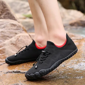 Aqua Pantofi Bărbați Desculți Cinci Degete Ciorap De Înot Cu Apă Pantofi Respirabil Drumeții Trecere Prin Vad Pantofi De Plajă În Aer Liber În Amonte Adidași