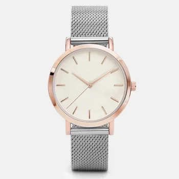 Articolul 2021 contractate de moda unghii scară doamnelor ceas din aliaj de plasă curea cuarț ceasuri