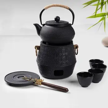AU-Sud fonta ceainic de fier vechi oală de ceai de coji de vase de sănătate cazan scară oală de fier 800ml