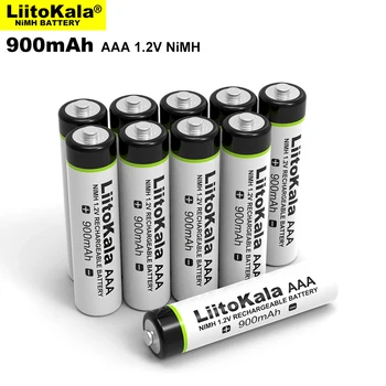 Autentic/Original 4-24BUC LiitoKala Original AAA NiMH Baterie 1.2 V 900mAh Acumulator pentru Lanterna, Jucarii