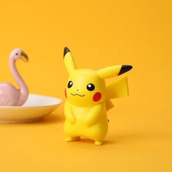 Autentic Pokemon Pikachu Charmander Psyduck Squirtle Fructe Link-Bulbasaur De Desene Animate Anime Figura Model De Păpușă Jucărie Copii Cadou De Ziua De Nastere