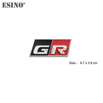 Auto Styling Gazoo Racing GR GR MN 3D Masina Aliaj de Zinc Insigna Adhensive Metal Emblema Decal pentru Toyota Supra AE86 GT86