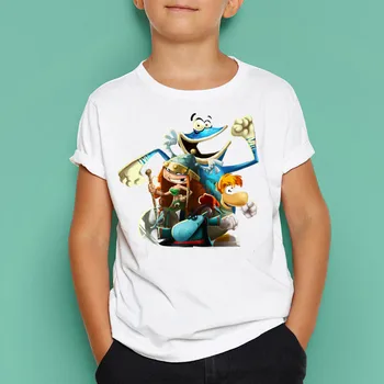 Baieti/Fete Rayman Legends Moda cu Maneci Scurte T Shirt pentru Copii Activi 