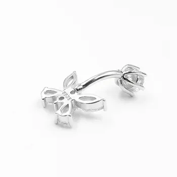 Bauchnabelpiercing argint 925 Piercing în Buric de moda fluture forma belly button inel pentru femei bijuterii