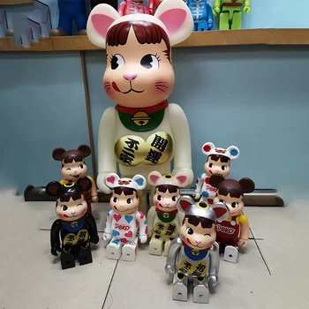 Bearbricklys Kaw 70cm 1000% Urs&bricklys Panda de Jucărie Blocuri Urs PVC Model Cifre DIY Anime Jucărie Jucarii Copii, Cadouri de Ziua de nastere