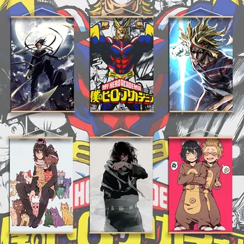 Boku No Hero Mea Academia Eraser Cap Toate S-Ar Putea Prezenta Mic Anime Postere Canvas Tablou De Perete Decor De Perete De Artă Decor Acasă