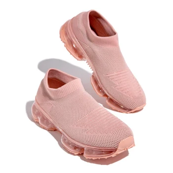 Brand Pernă de Aer pentru Femei Pantofi sport Femei pantofi Sport Femei Respirabil Confortabil Slip-on Shoe Coș Femme Plus Dimensiunea 43