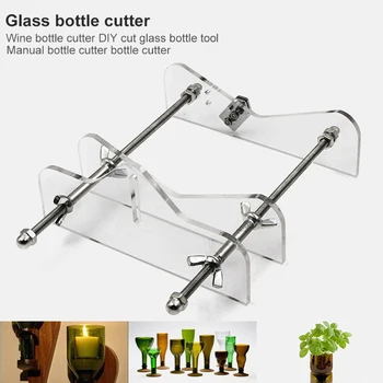 BRICOLAJ, unelte de tăiat mașină de Vin, Bere cu Șurubelniță Sticlă tăietor instrument profesional pentru sticle de tăiere de sticlă-cutter