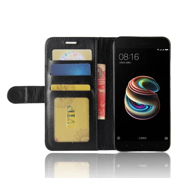 Buton Magnetic Pu Caz Telefon din Piele pentru Xiaomi Mi A1 (Km 5X) Retro Cazul rama Foto Portofel Telefon Capac de Protecție
