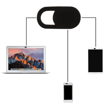 Camera de Confidențialitate Capacul de Protecție din Plastic Laptop-ul Și Dispozitivul Mobil, Tabletă Și All-in-one Desktop Compatibil 6pcs(3 Negru+Alb 3)