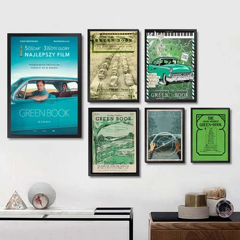 Cartea verde Autocolante de Perete Decor Acasă de Înaltă Calitate Printuri Alb Acoperite cu Hârtie de artă de origine Brand Cadou 42*30cm