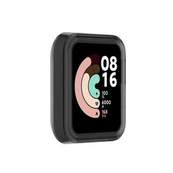 Caz de protecție pentru Xiaomi Mi Watch Lite TPU Capacul de Protecție Cadru Subțire Coajă de Cazuri pentru Redmi Smartwatch Brățară Accesorii