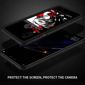 Cazul în care telefonul pentru Huawei P Inteligente Z 2019 P40 P30 Lite P20 P10 Pro E 2020 2021 5G Negru Shell Acoperire Atac Pe Titan Levi Ackerman