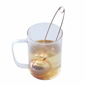 Ceai Filtru De Cafea Planta Condiment Filtru Difuzor Se Ocupe De Ceai Mingea Aur Roz Ceai Infuzor Din Oțel Inoxidabil Sfera De Plasă
