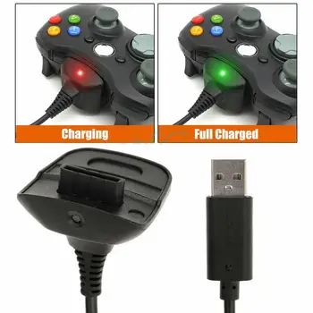 Cele mai noi 4800mAh Dublu Acumulator, Incarcator USB + Cablu Pack Pentru XBOX 360 Wireless Controller Baterie pentru Gamepad Xbox360