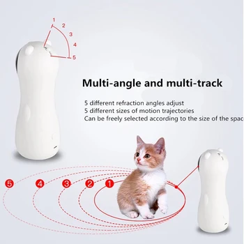 Chat automatique LED Laser jouets interactif inteligent taquin animal de compagnie drôle jouet de poche multi-unghi chat exerci
