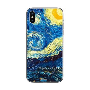 Ciciber Arta lui Van Gogh Pictura Acoperă Pentru Apple iPhone 11 Pro Max X XR XS MAX 7 8 6 6 Plus 5 5S SE Cazuri de Telefon Moale TPU Fundas