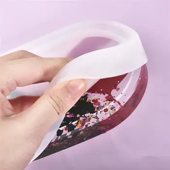Coaster Tava de Silicon Mucegai DIY Cristal Rășină Epoxidică Coaster Acasă Decoratiom Manual Rasina de Artizanat Bijuterii Tava