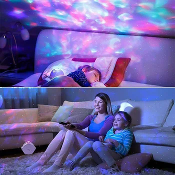 Colorat Cerul Înstelat Galaxy Proiector Lampa Dormitor pentru Copii Star LED Noapte Lumina de Încărcare USB Lampa de Proiecție Copii Cadou