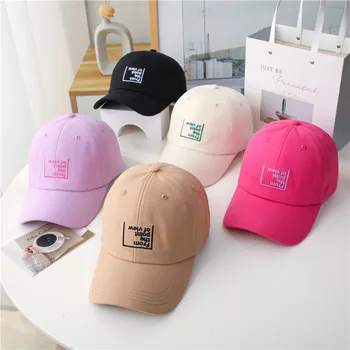 De Vânzare La Cald Pentru Femei De Moda Capac Simplu Kpop Stil Bomboane Culori Șapcă De Baseball Pentru Femei De Înaltă Calitate, De Sex Feminin Streetwear Pălărie