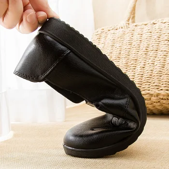 De înaltă Calitate Femei din Piele Mocasini 2021 Primăvară Pantofi Plat pentru Femei Respirabil Aluneca pe Balerini Femei Casual Mocasini Pantofi