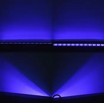 Disco 12 LED-uri UV Violet Negru Lumini DJ Par Lampă UV Pentru Petrecerea de Crăciun Bar Lampă Laser Etapă de Spălare de Perete la fața Locului Lumina de Fundal