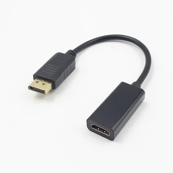 DP la HDMI Compatibil-Adaptor de sex Masculin la Feminin Cablu Convertor pentru Laptop PC HDTV Monitor Displayport 1080P HD 4K Adaptor