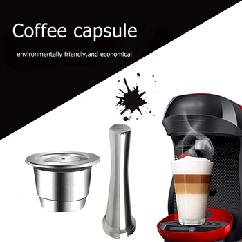 Dropship Reutilizabile Cafea, Capsule De cafea Nespresso Refilable Filtru Filtru Pentru Cafeteira Nespresso inissia din Oțel Inoxidabil