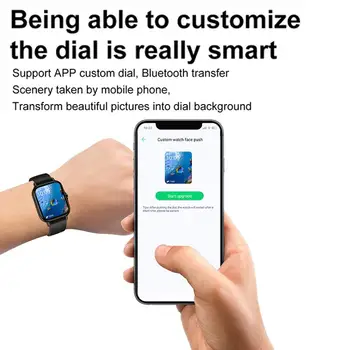DT nr. 1 DT94 apelare Bluetooth Smart Watch Femei Bărbați de Urmărire 1.78 inch Ecran Lunga a Bateriei Sport Smartwatch VS DT95 p8 plus