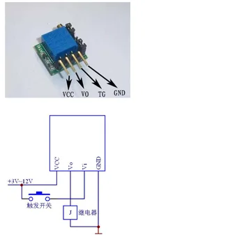 Dykb Circuit de Întârziere Modul de Sincronizare a Comuta Întârziere Timp de Ajustare :1s-40h DC 3-27V 5V 12V 24V Pentru Întârziere Comutator timer