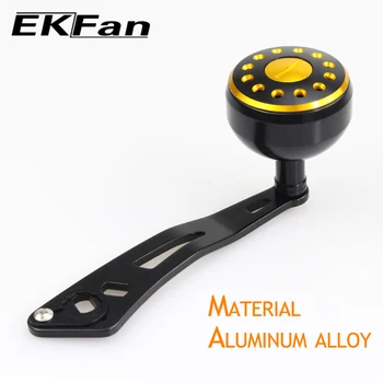 Ekfan 8MMX5MM Pescuit Rolă 100 MM Mâner din Aliaj de Aluminiu Buton potrivit Pentru Daiwa Baitcasting Reel wheel Piese Accesorii