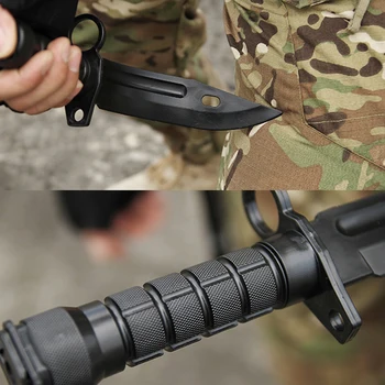Entuziaști militare Cadou de Ziua 30cm Jucărie din Plastic Sabia CS CF Cosplay M9 Model de Cauciuc de Pumnal, Cuțit Tactic Livrare Rapida