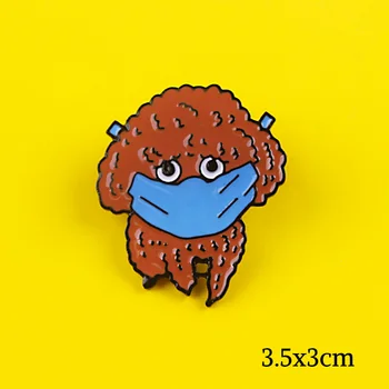 Food Hamburger Pin Badge Pe Haine Mascat Câine Animal Mouse-Ul Aliaj De Zinc Ace Anime Icoane Dungi Pentru Set Haine Asociat Bijuterii