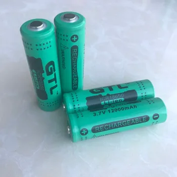 GTL Baterie 18650 3.7 V 12000mah Baterie de Litiu Reîncărcabilă Litiu Baterie Lanterna Acumulator Celule