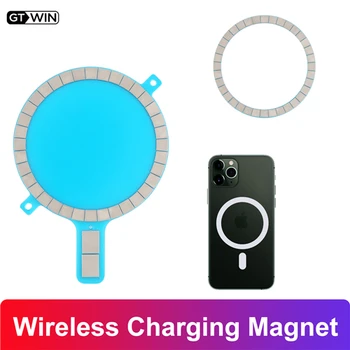 GTWIN de Încărcare Wireless Magnet pentru iPhone 12ProMax 12 Mini 11Xs Xr 8 Telefon Mobil Caz Magnetic Puternic Acoperire din Piele pentru Magsafe