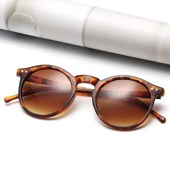 HERVI 2021 Clasic Cadru Mic Rotund ochelari de Soare Femei/mMale de Brand Designer de Orez Unghii ochelari de Soare Oglinda Retro Modis Oculos