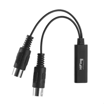 HiFing Bluetooth Wireless MIDI Adaptor Bluetooth 4.0 5-pin DIN MIDI Adaptor
