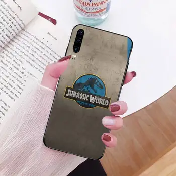 HPCHCJHM Parcul Jurassic Dinozaur Lume Silicon Moale Capacul Telefonul pentru Huawei P40 P30 P20 lite Pro Pereche 20 Pro P Inteligente prim-2019