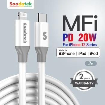 Ifm C USB la Lightning iPhone Încărcător Cablu pentru iPhone 12 Mini-12 Pro Max 8 PD 18W 20W Repede C USB Cablu de Încărcare pentru Macbook Pro