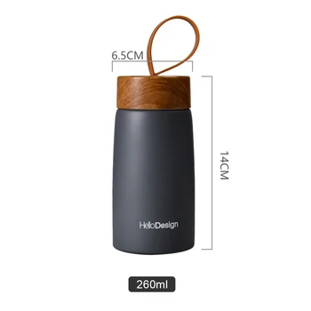 Izolat Cana de Cafea 304 din Oțel Inoxidabil Pahar de Apa Termos Balon vidat Mini Sticla de Apa Portabil Cana Termica Cupa 1p