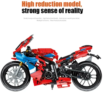 Japonia Honda City Motocicleta CBR MOC Model de Vehicul Blocuri Creator de Curse Mecanice de Învățământ Cărămizi Jucarii Pentru Copii