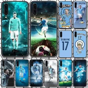 Kevin De Bruyne de Fotbal caz de Telefon Pentru Samsung Galaxy 3 5 7 8 10 20 20E 21S 30 30 40 50 51 70 71 negru bara de lux acoperi