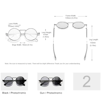 KINGSEVEN de Înaltă Calitate Gotic Steampunk ochelari de Soare Polarizat Bărbați Femei Brand Designer de Epocă Rotund Cadru Metalic Ochelari de Soare