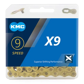 KMC Lanț X8 X9 X10 X11 X12 Ti-N lanț de Aur mtb biciclete rutier 8 9 10 11 12-viteza lanțuri pentru SRAM/Campagnolo Derailleur sistem