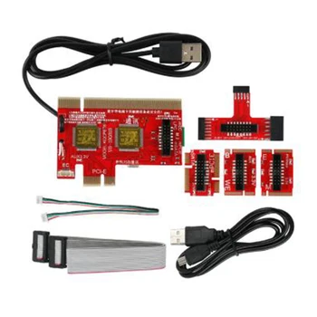 KQCPET6 V8 Desktop, Laptop, Telefon Mobil Bluetooth Smart Card Diagnostic PCI / PCIE / LPC / Minipc-E / CE Tester USB