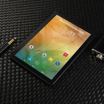 KT107 Gaură Rotundă Tableta 10.1 Inch HD Ecran Mare, Android 5.1 Versiune de Moda Comprimat Portabil 8G+64G Negru Tableta