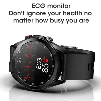L19 Ceas Inteligent Bluetooth Apel IP68 Impermeabil Oameni de Afaceri pentru Smartwatch Huawei Samsung Gear ECG Heart Rate Monitor Watch 2021
