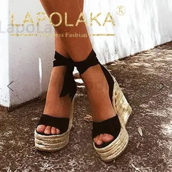 Lapolaka Pene Sandale Glezna Curea Sandale Cu Platforma Pentru Dropship De Vară Confortabilă De Mers Pe Jos De Agrement Femeie Pantofi Plus Dimensiune 34-43