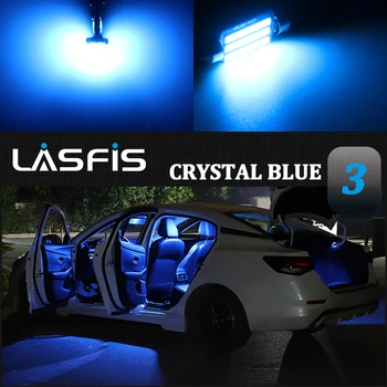 LASFIS 7Pcs Pentru KIA VENGA 2009 2010 2011 2012 2013 2016 Canbus LED-uri Auto Lumina de Interior Dome Lampa plăcuței de Înmatriculare